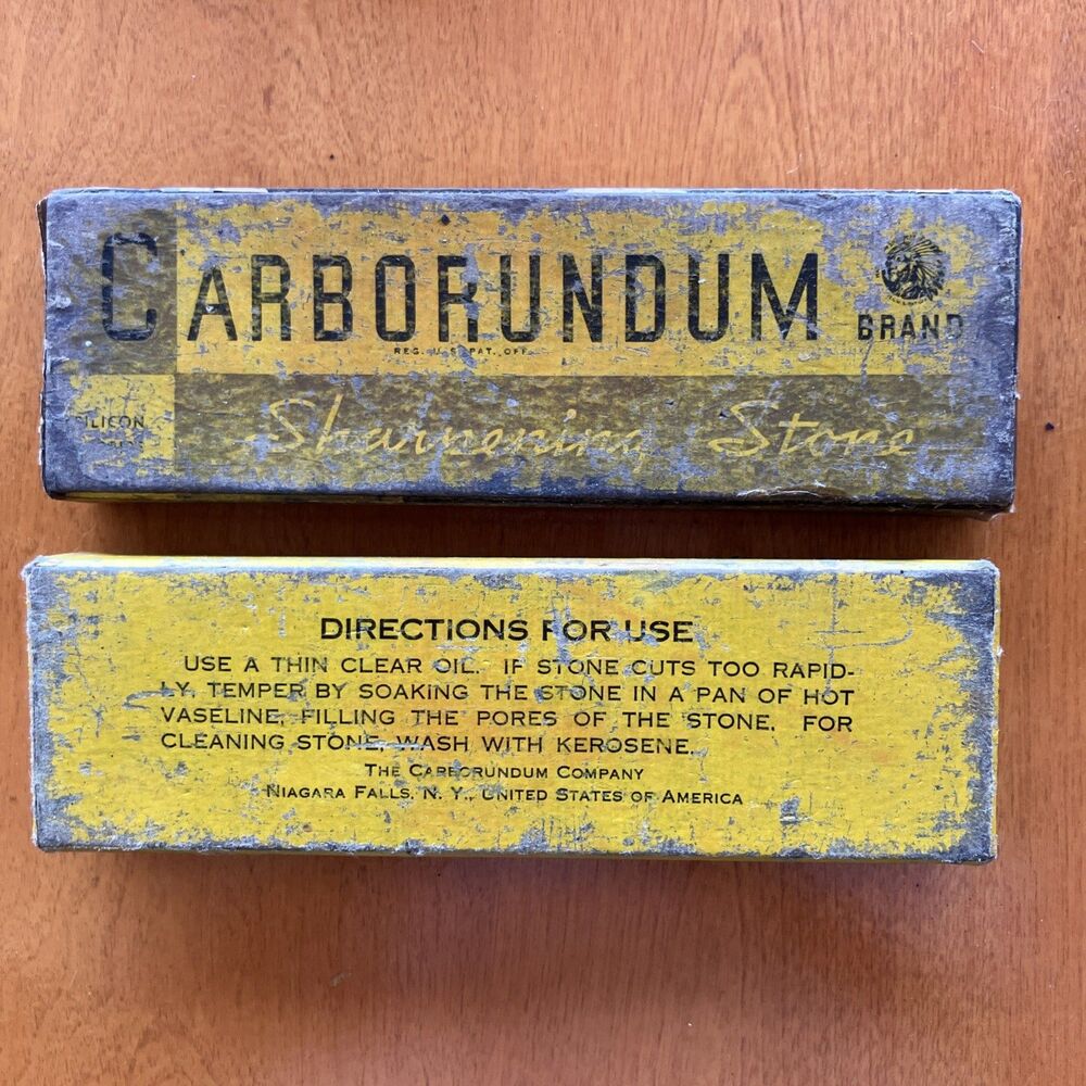 Carborundum Brand Sharpening Stone 108 Combination Grit 8x2x1  Niagara Falls USA